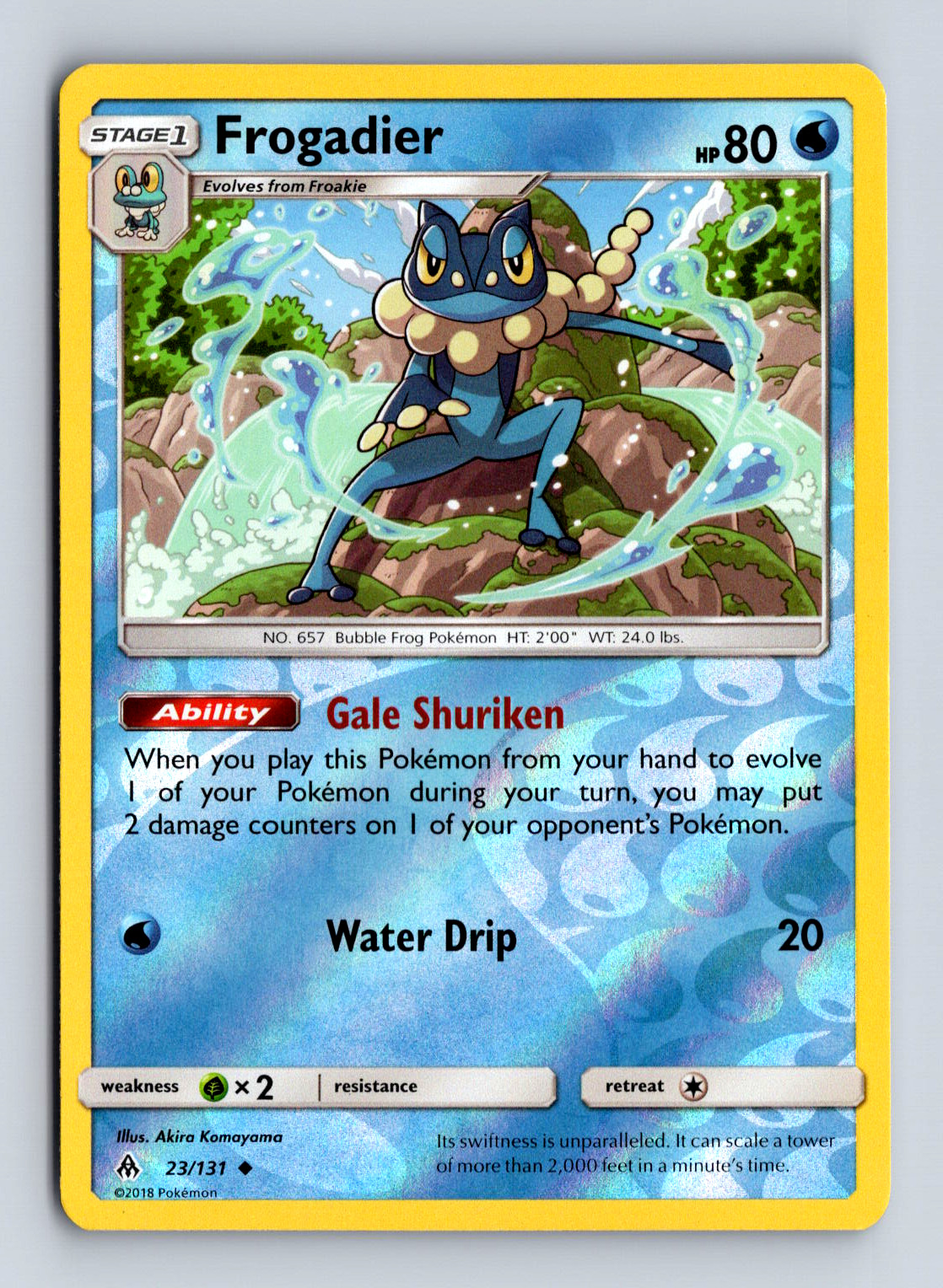 Frogadier English Uncommon SM – Forbidden Light 23/131 LP