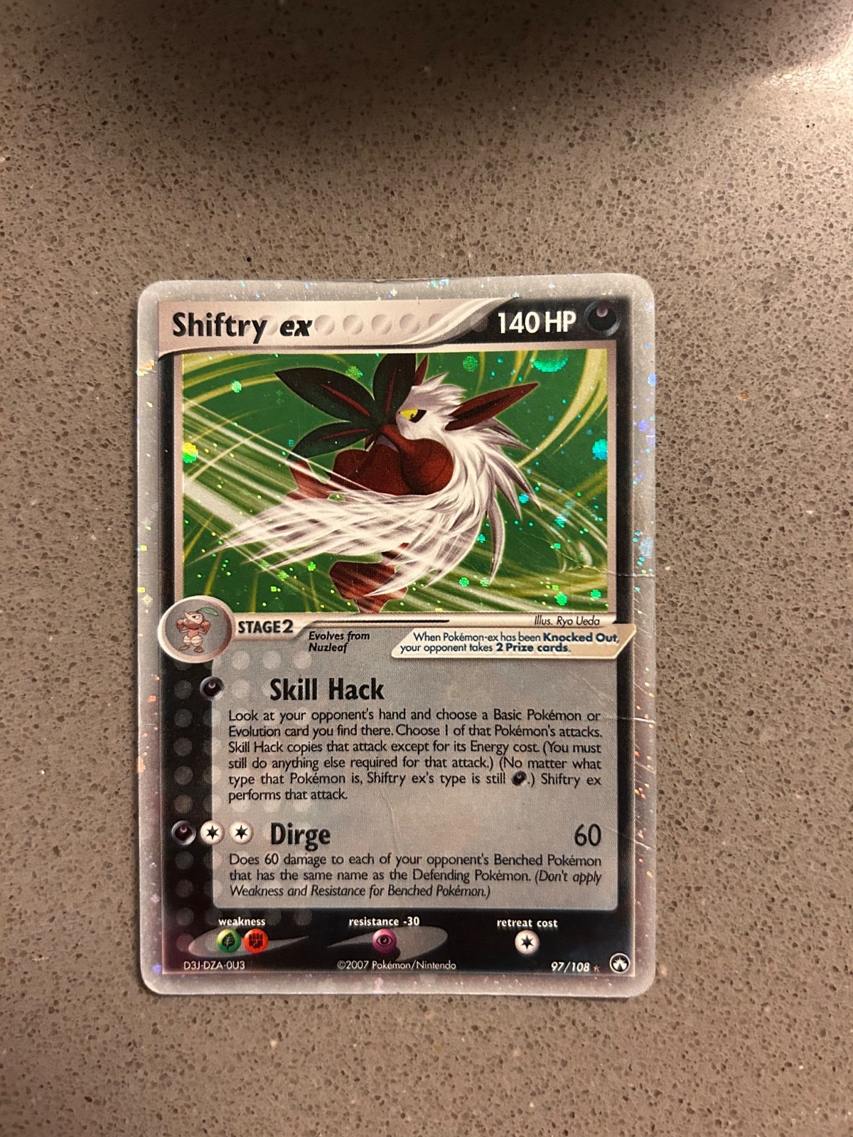 Shiftry ex 97/108 EX Power Keepers Holo