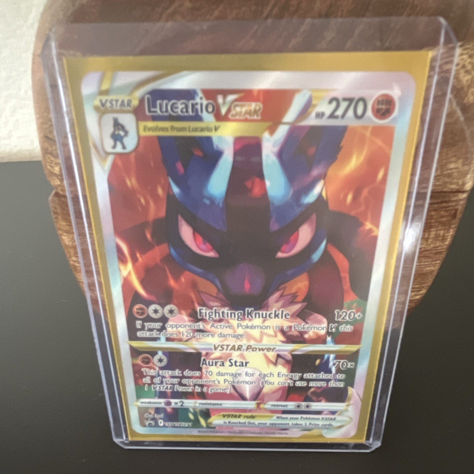 Lucario VSTAR SWSH291 Sword & Shield Promo Holo EN 270 HP VSTAR
