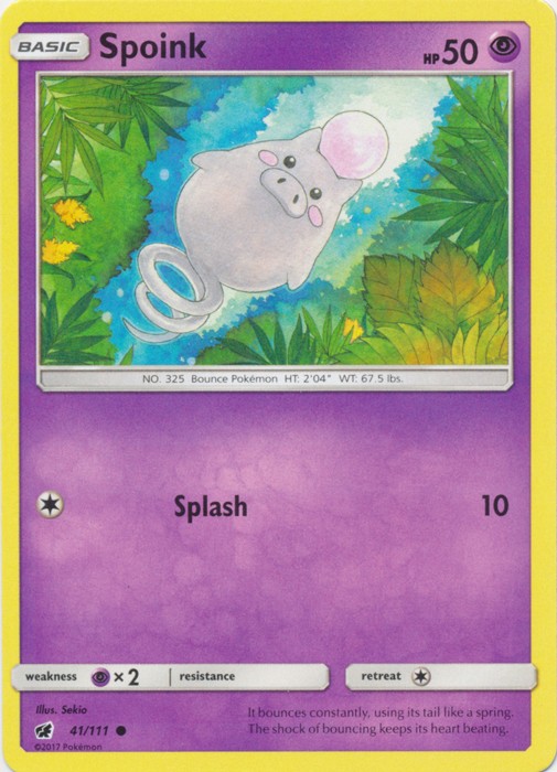 Spoink – 41/111 – Common – Lightly Played