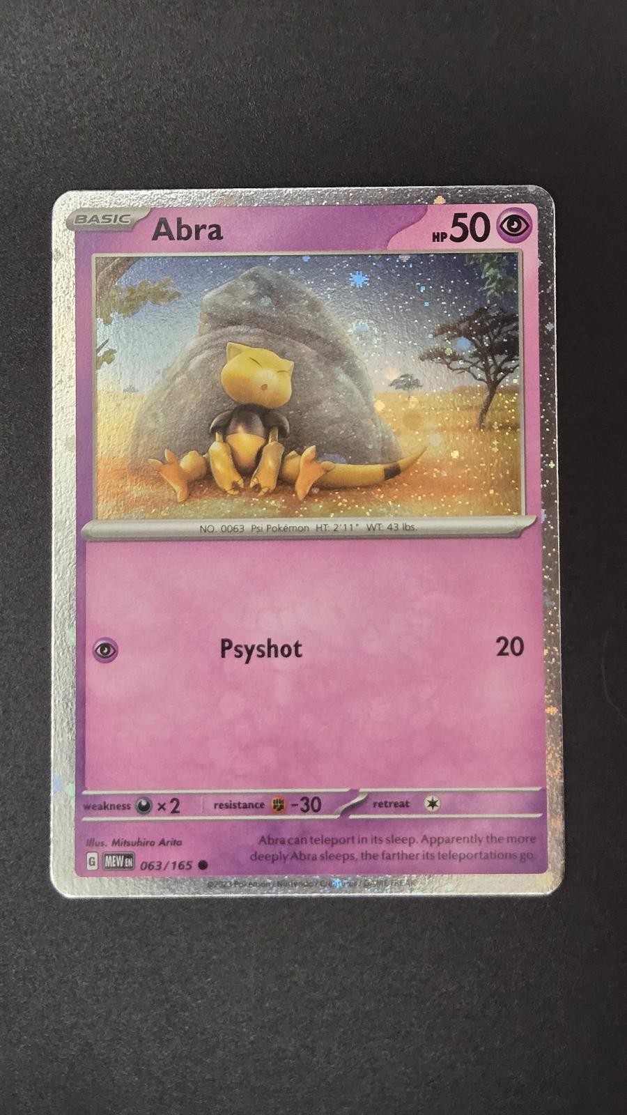 Abra (Cosmos Holo) 063/165 – NM