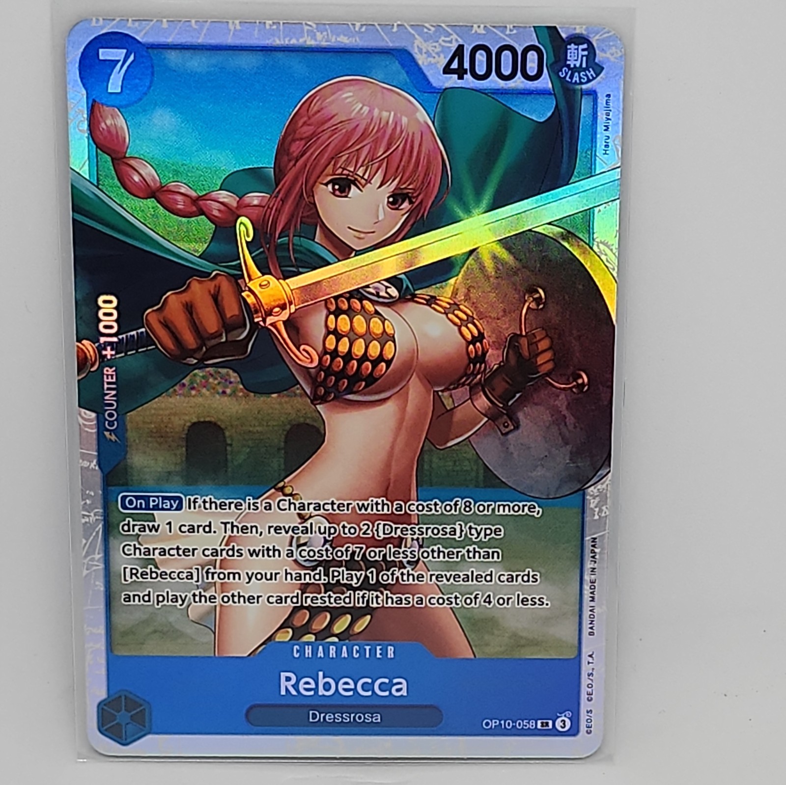 One Piece Rebecca OP10-058 SR Royal Blood ENGLISH NM!