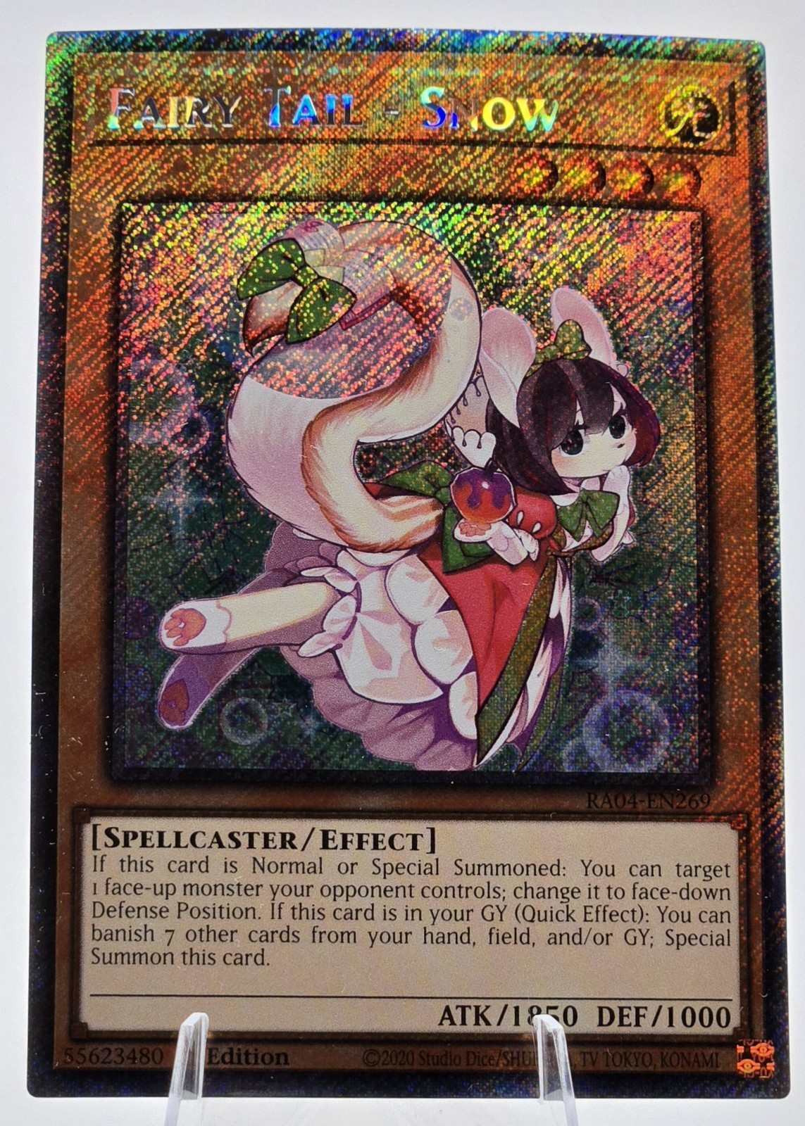 Fairy Tail – Snow – RA04-EN269 – (Platinum Secret Rare) 1st Ed – NM – Yu-Gi-Oh