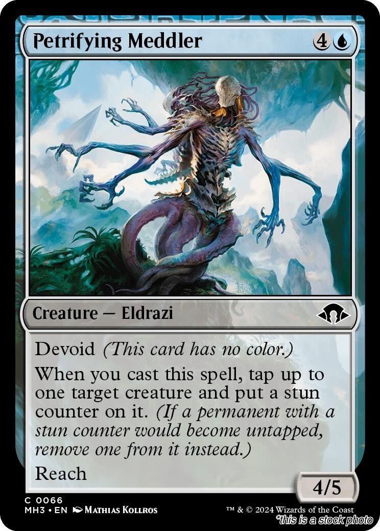 Petrifying Meddler NM [MH3 – 66]
