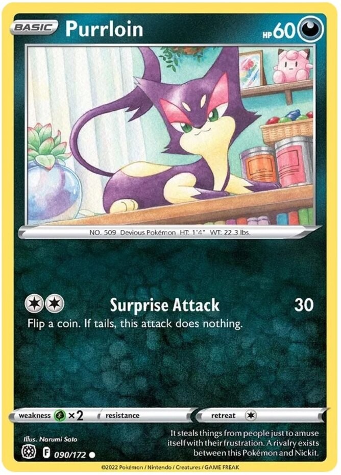 Purrloin – 090/172 – Common – Near Mint