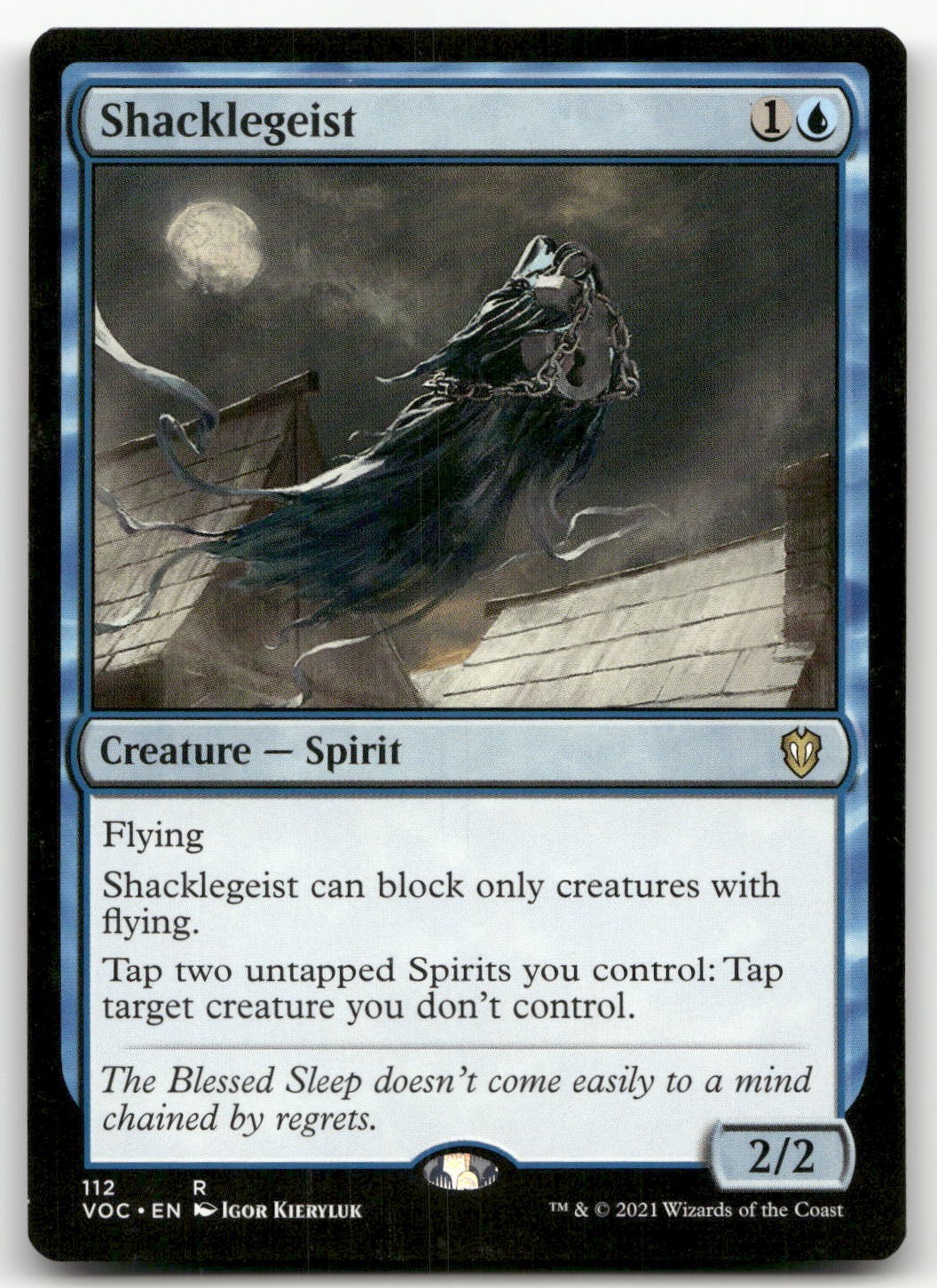 Shacklegeist #112 (NM) Crimson Vow VOC Magic MTG