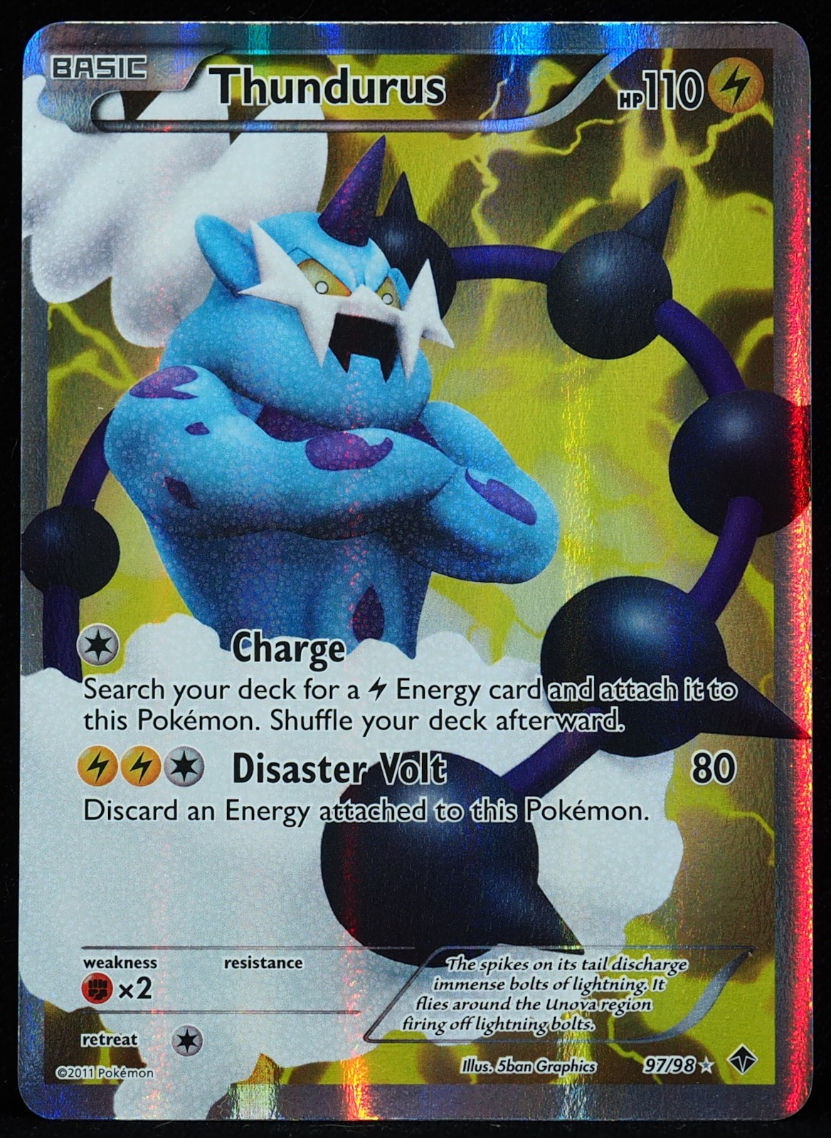 Thundurus #97 Mint Pokemon Card