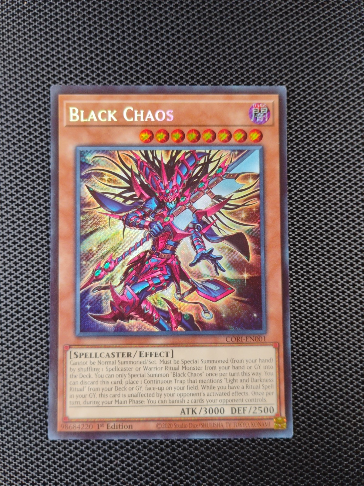 Black Chaos CORI-EN001 Chaos Origins 1st Edition
