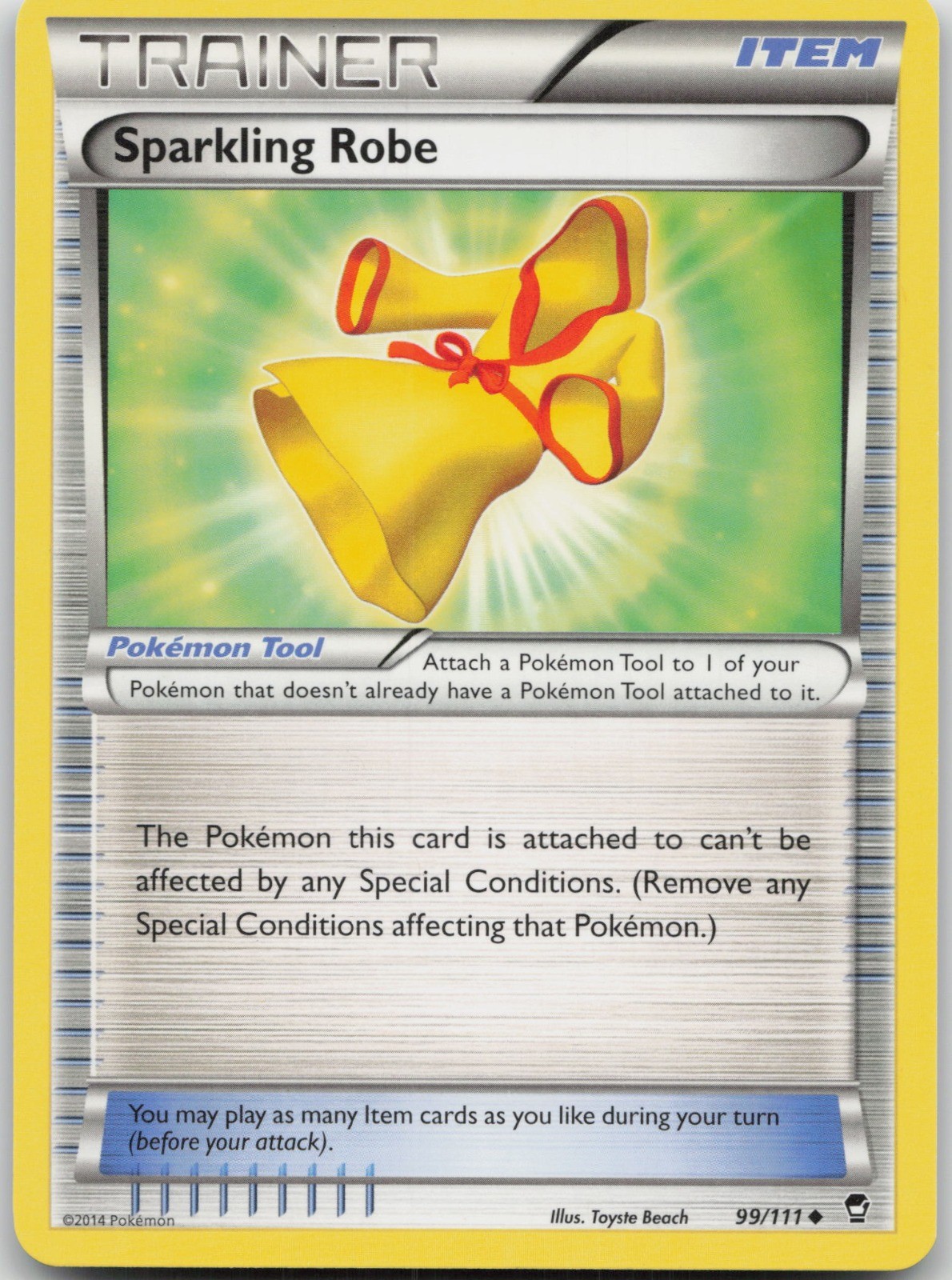 Sparkling Robe Uncommon XY – Furious Fists 99/111 LP Toyste Beach