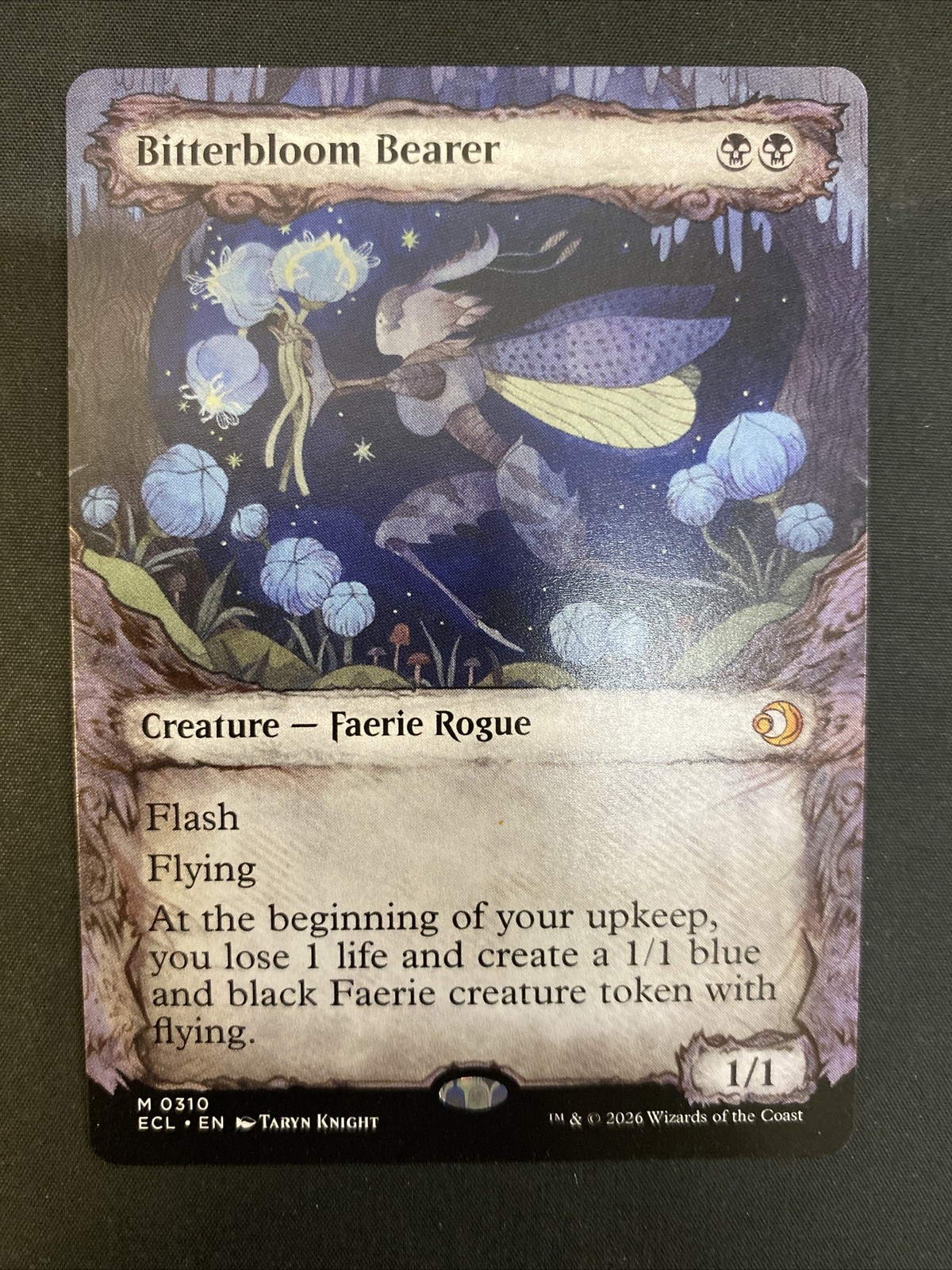 MTG Bitterbloom Bearer #310 Showcase Mythic NM Lorwyn Eclipsed ECL FREE SHIPPING