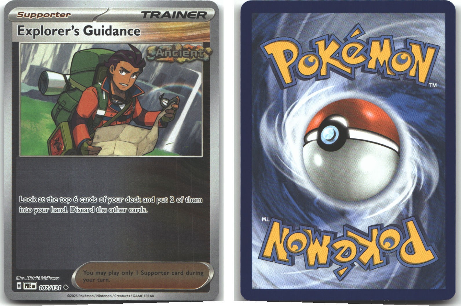 Explorer’s Guidance 107/131 SV: Prismatic Evolutions Reverse Holofoil Pokemon…