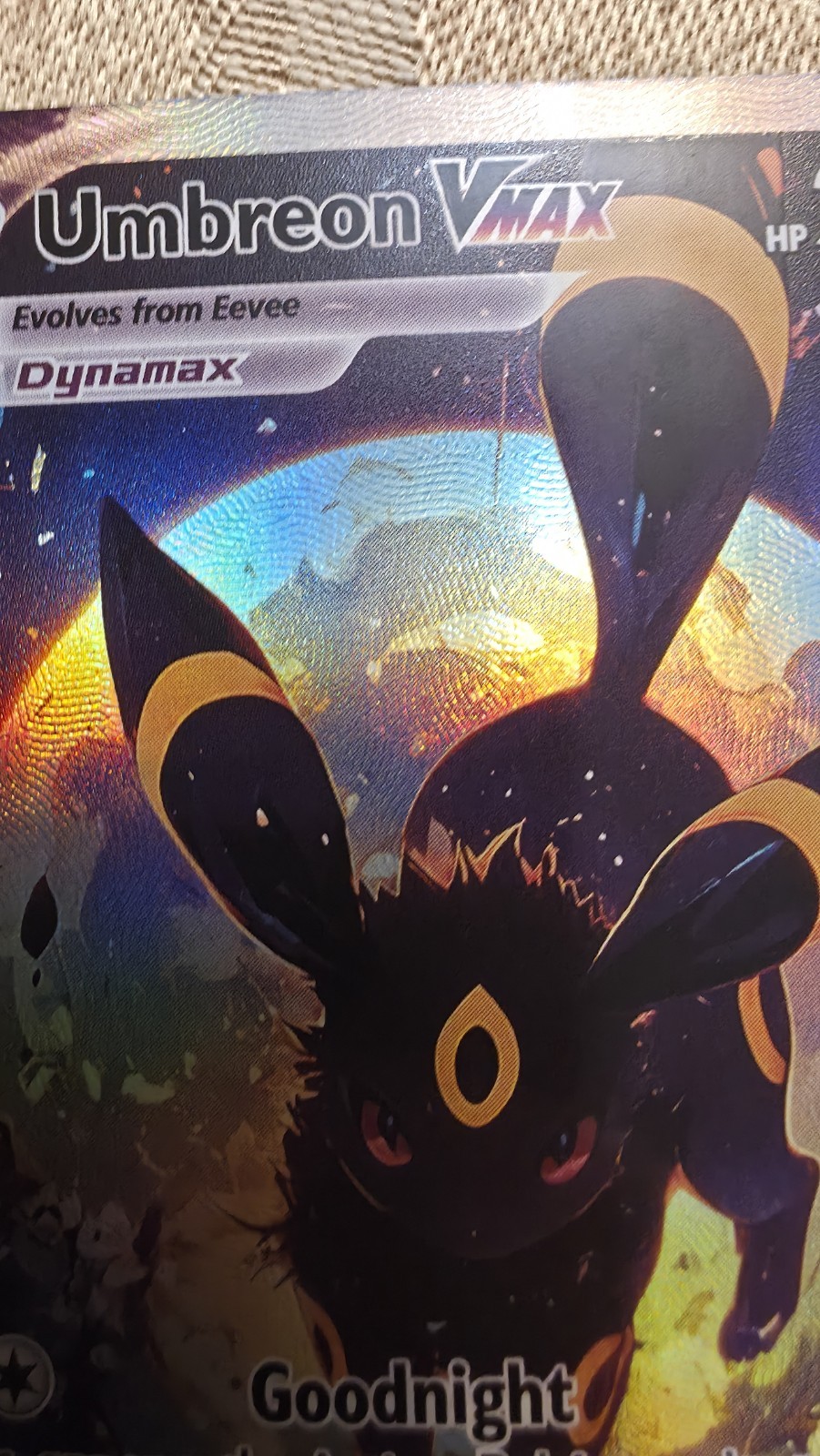 🔥✨ **Umbreon VMAX DIY ACG Custom Anime Art Card – Stunning Full Art Collector