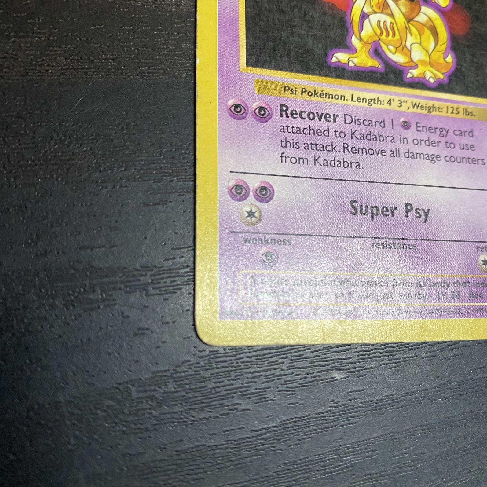Kadabra 032/102 Base Set (Shadowless) MP