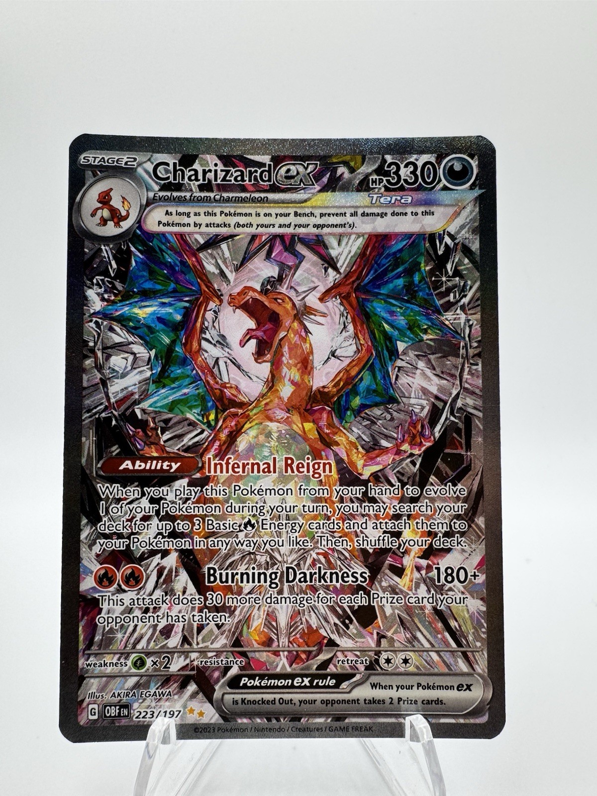 🔥 Charizard ex 223/197 SIR Obsidian Flames Pokemon TCG – Potential PSA 10