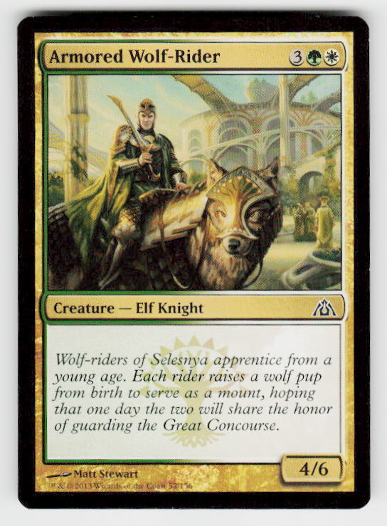 Dragon’s Maze #52 Armored Wolf-Rider