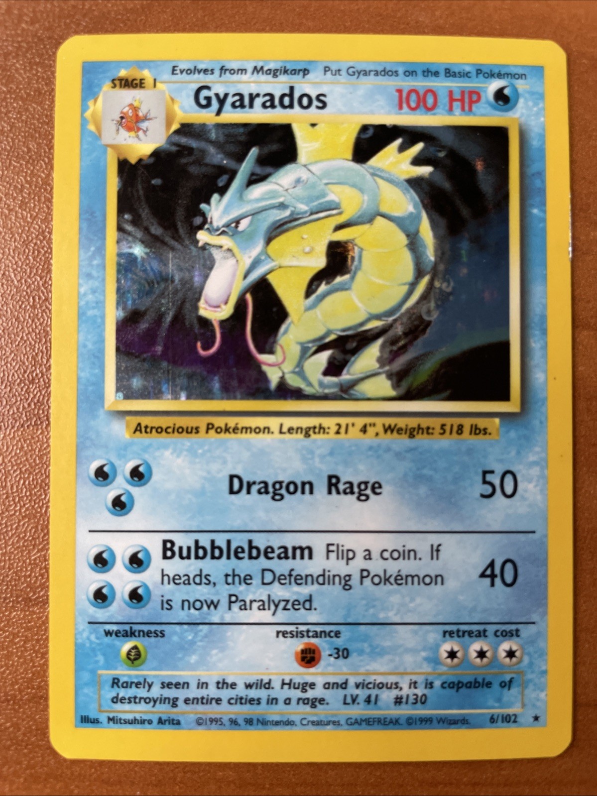 Gyarados 006/102 Base Set Holo