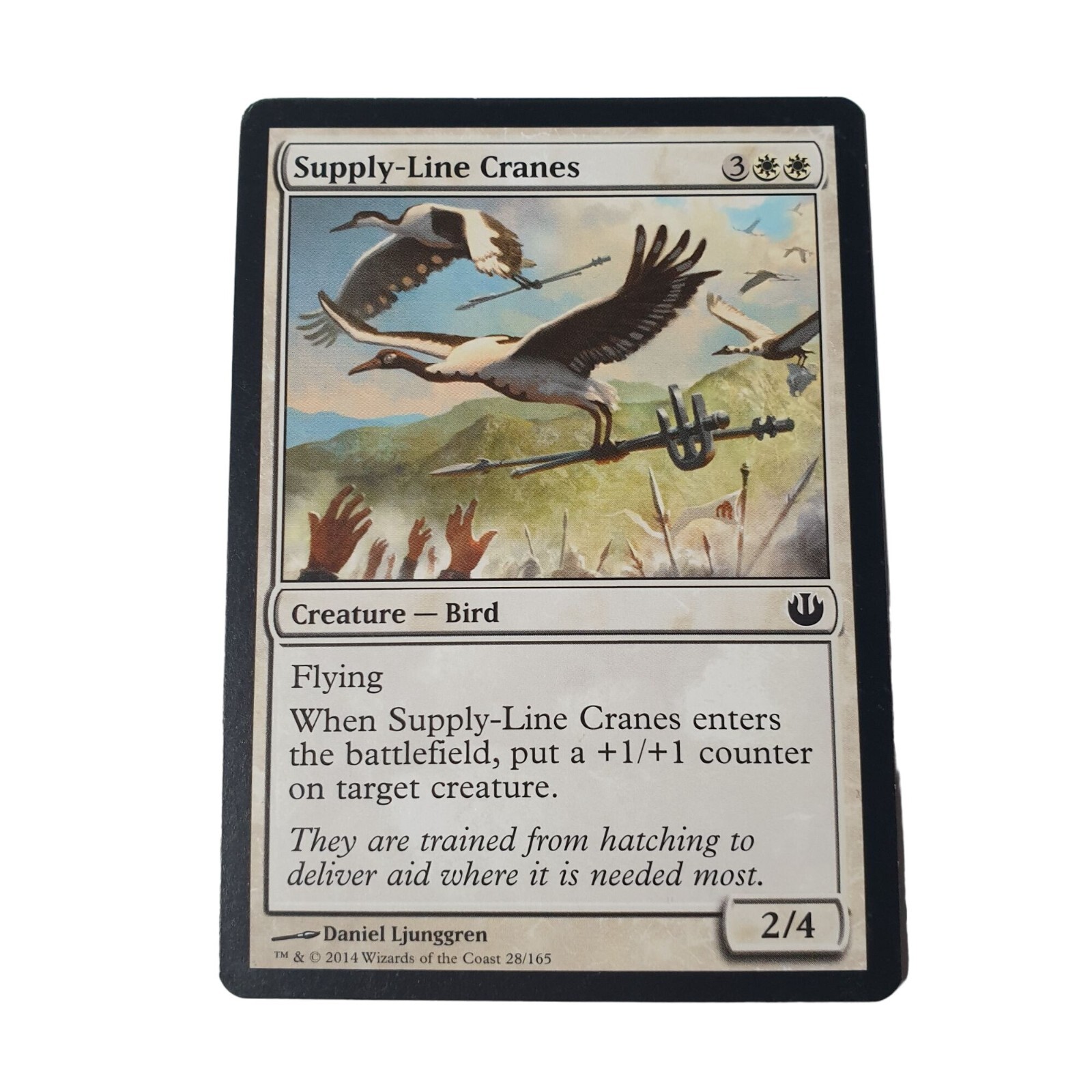 Magic The Gathering Supply Line Cranes 28/165 Creature Bird Daniel Ljunggren