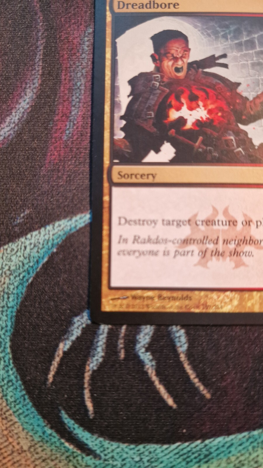 MTG Dreadbore – Return To Ravnica – Rare Multicoloured Card
