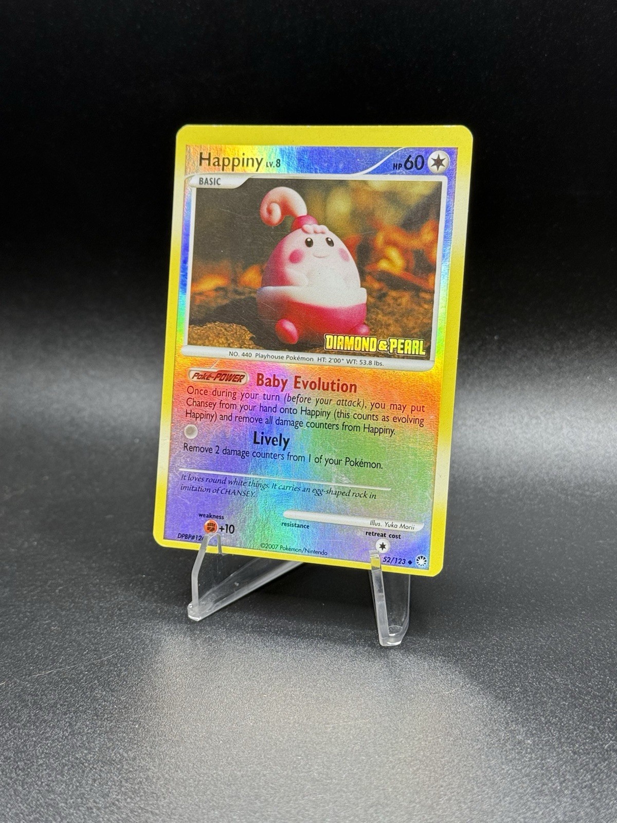 Pokemon Happiny – [Diamond & Pearl] 052/123 Burger King Reverse Holo