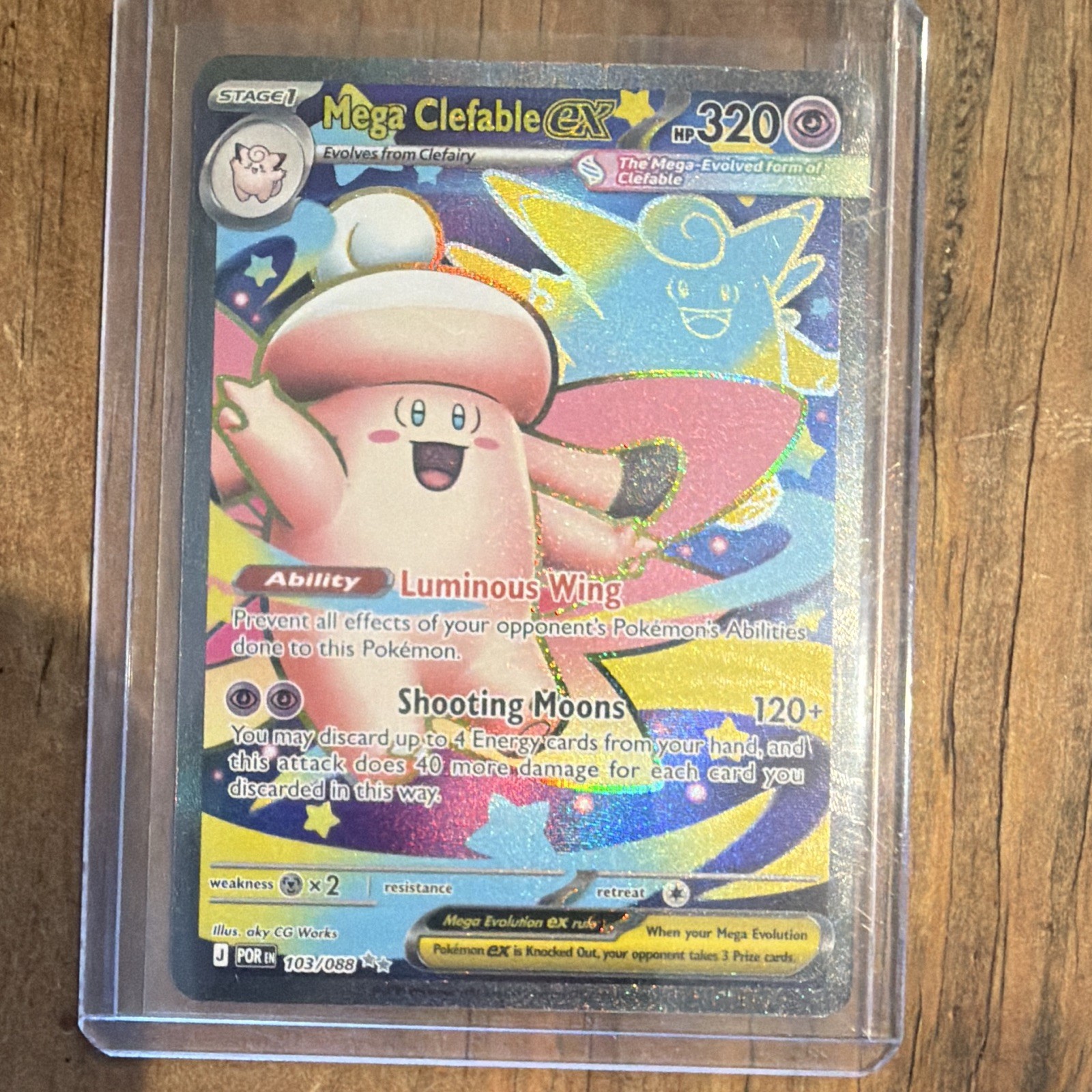 Perfect order Mega Clefable EX PSA 10 CONTENDER!