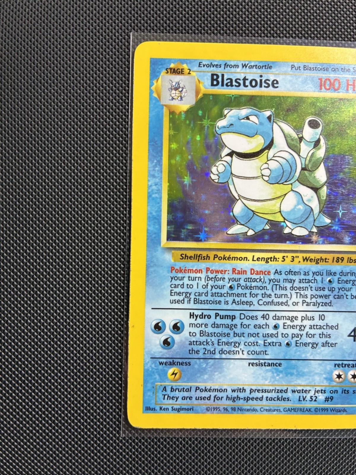 Pokemon TCG Blastoise 2/102 Base Set Holo Rare Holo Eng 100 HP Stage 2
