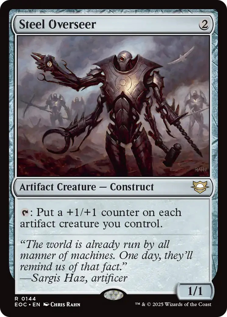 Steel Overseer [Edge of Eternities Commander] Near Mint