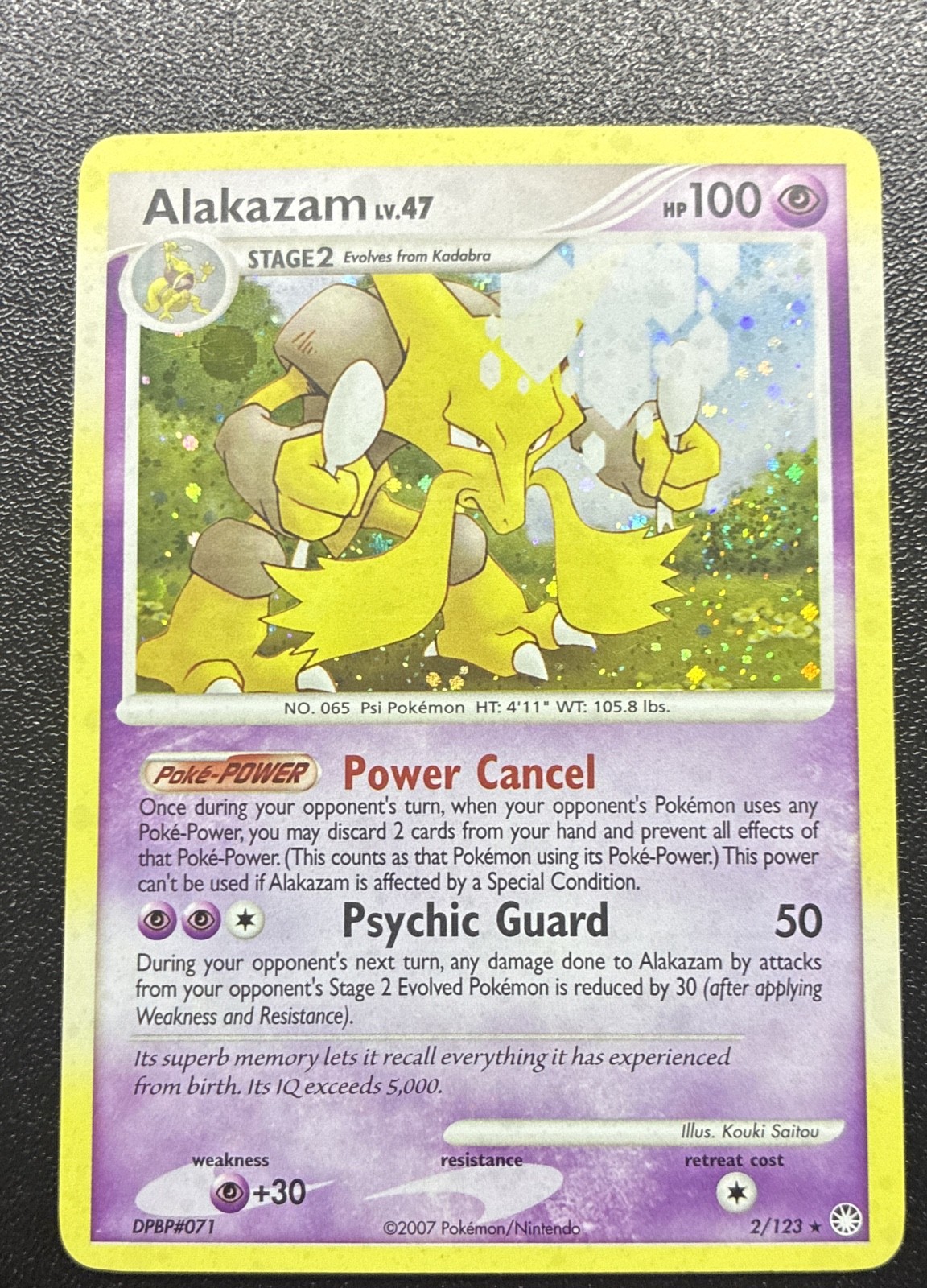 Alakazam 2/123 Mysterious Treasures Holo
