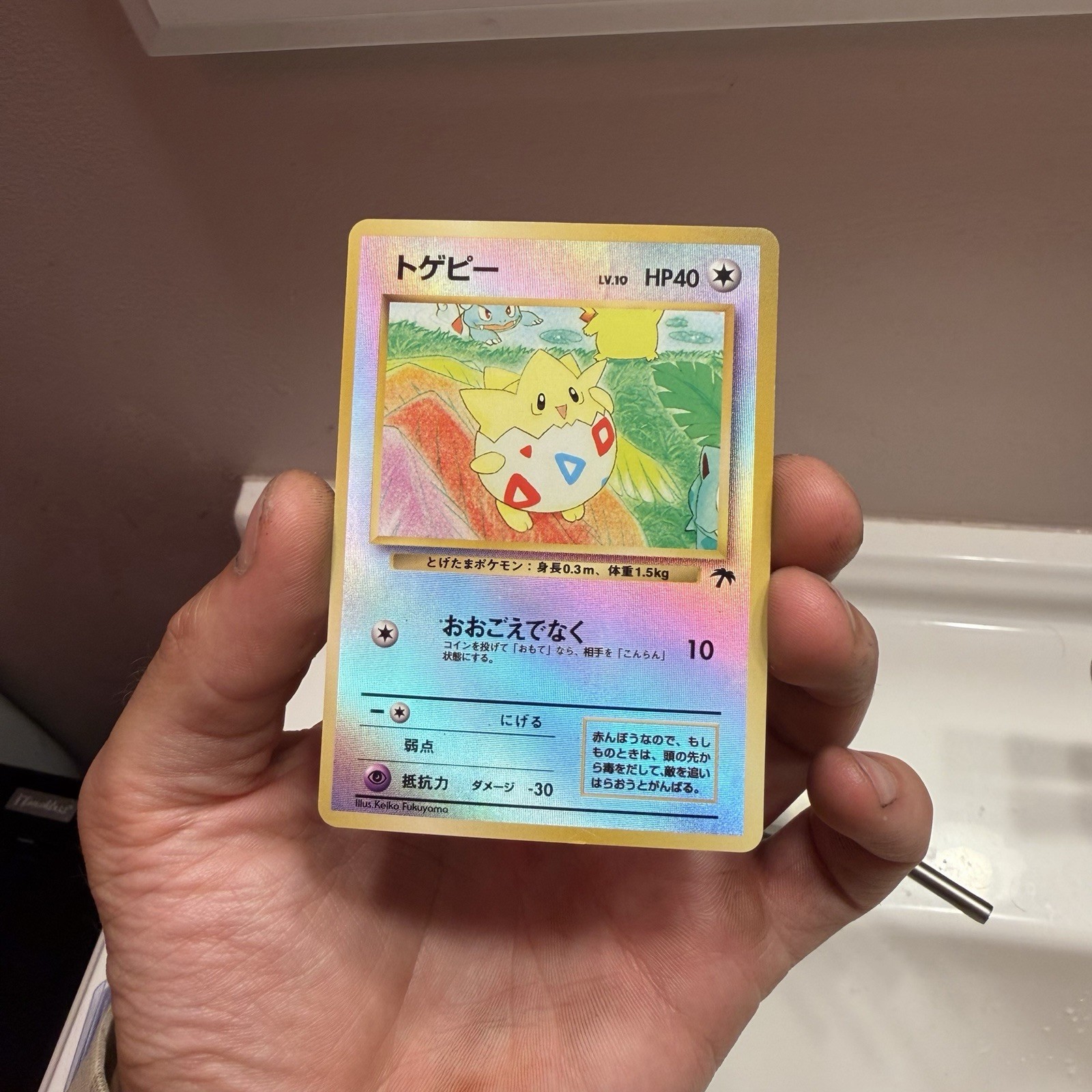 Togepi 04/18 Southern Islands Reverse Holo Pokemon/Pocket Monsters
