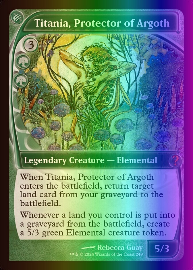 MTG Titania, Protector of Argoth (249/390) Mystery Booster 2 NM FOIL