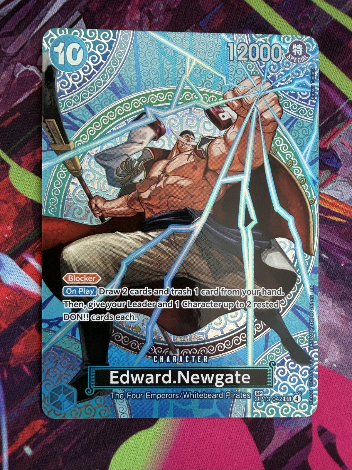 Edward.Newgate OP13-042 SP Adventure on Kami’s Island One Piece Foil NM