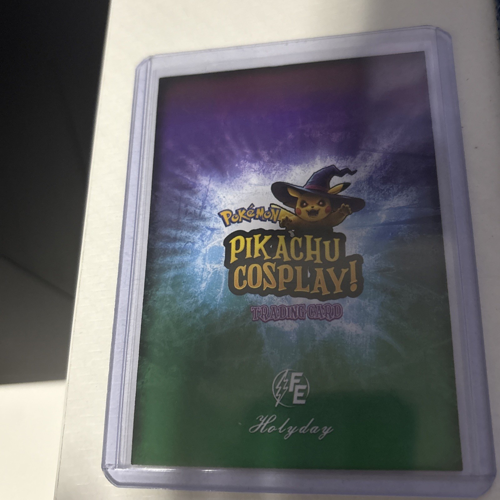 Alf (Pikachu) #E33 Purple Holo Box Hit Pikachu Cosplay NM