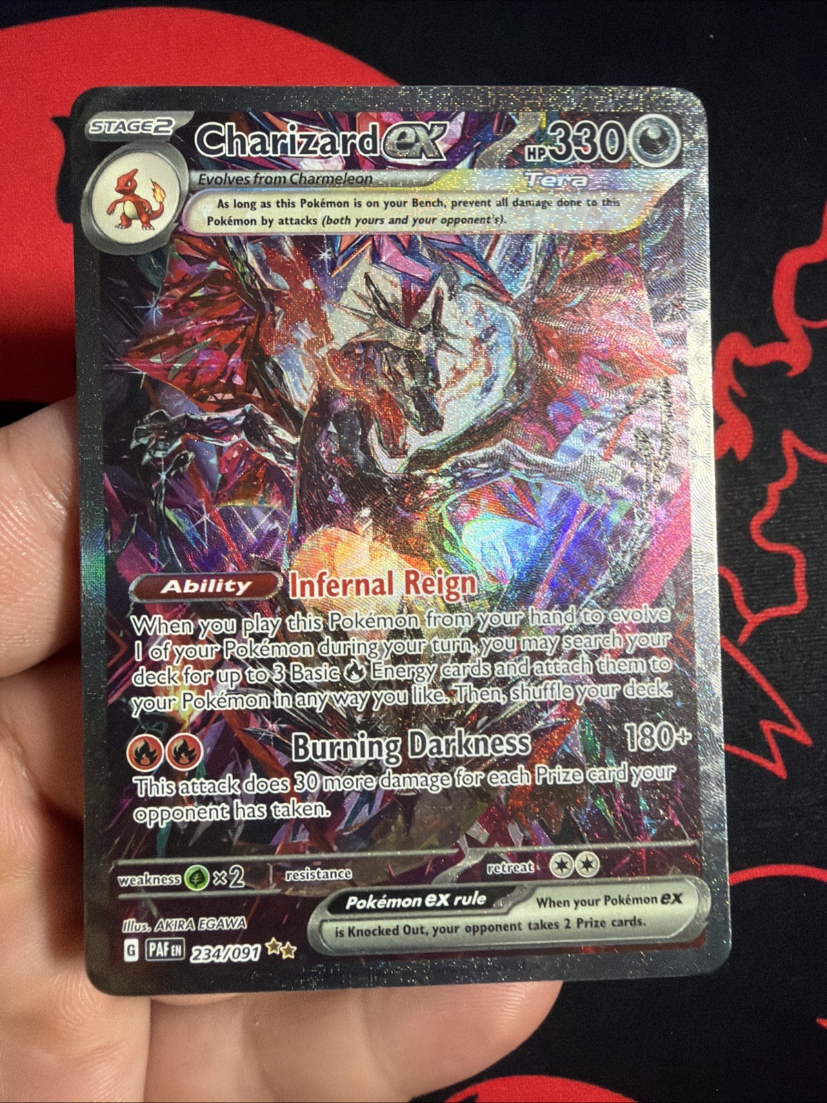 Charizard ex 234/091 SV: Paldean Fates Holo