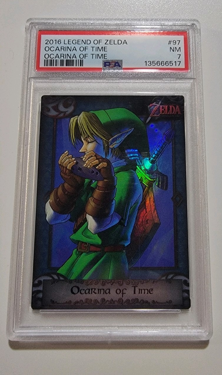 2017 Enterplay Legend Of Zelda Ocarina Of Time #97 Holo PSA 7