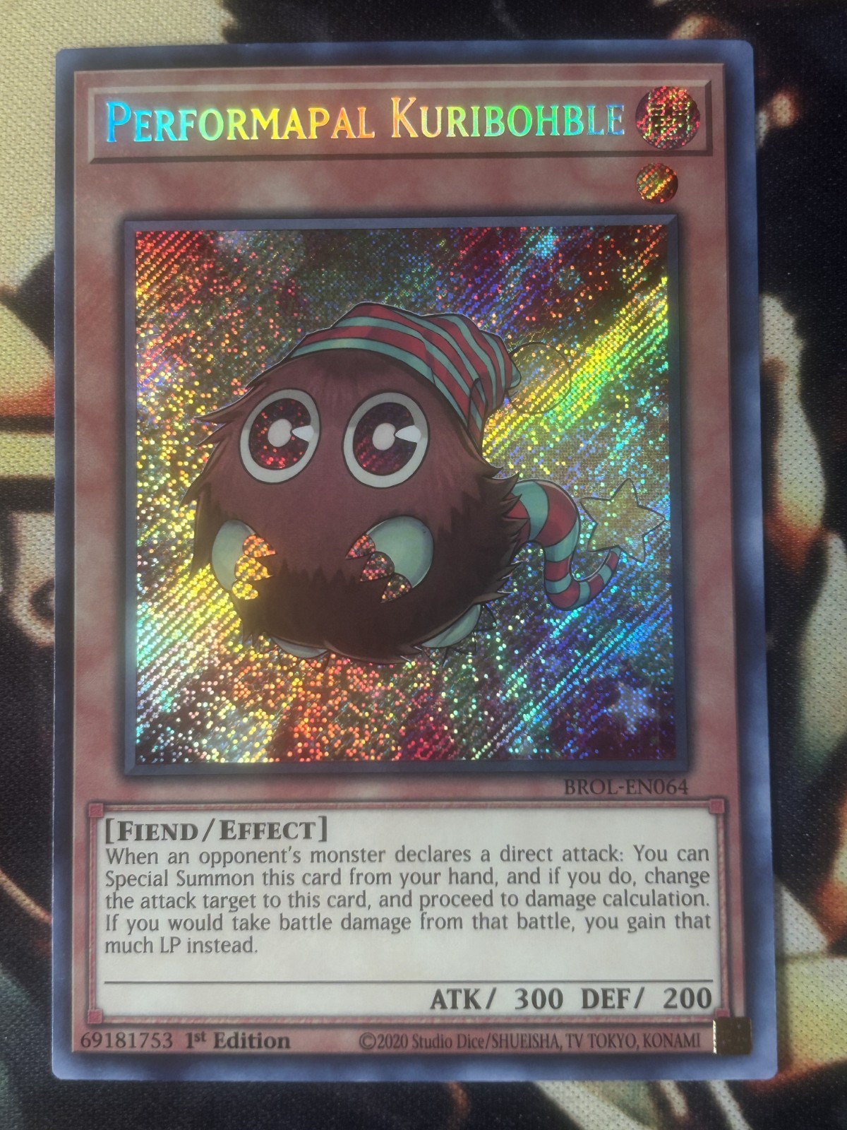 Yugioh: Performapal Kuribohble – BROL-EN064 – Secret Rare – 1st Edition – NM