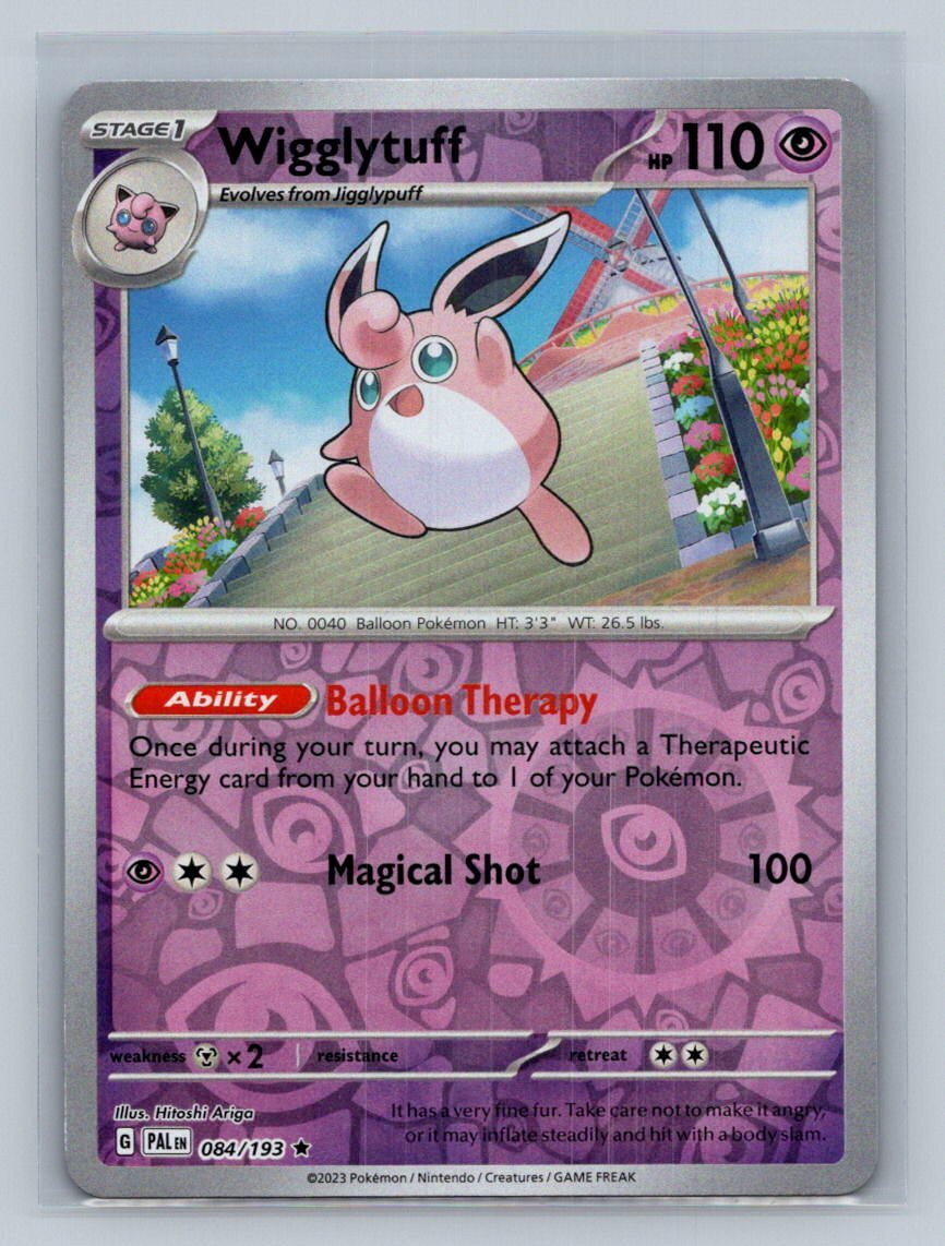 Wigglytuff SV02: Paldea Evolved 084/193 Near Mint NM Reverse Holo
