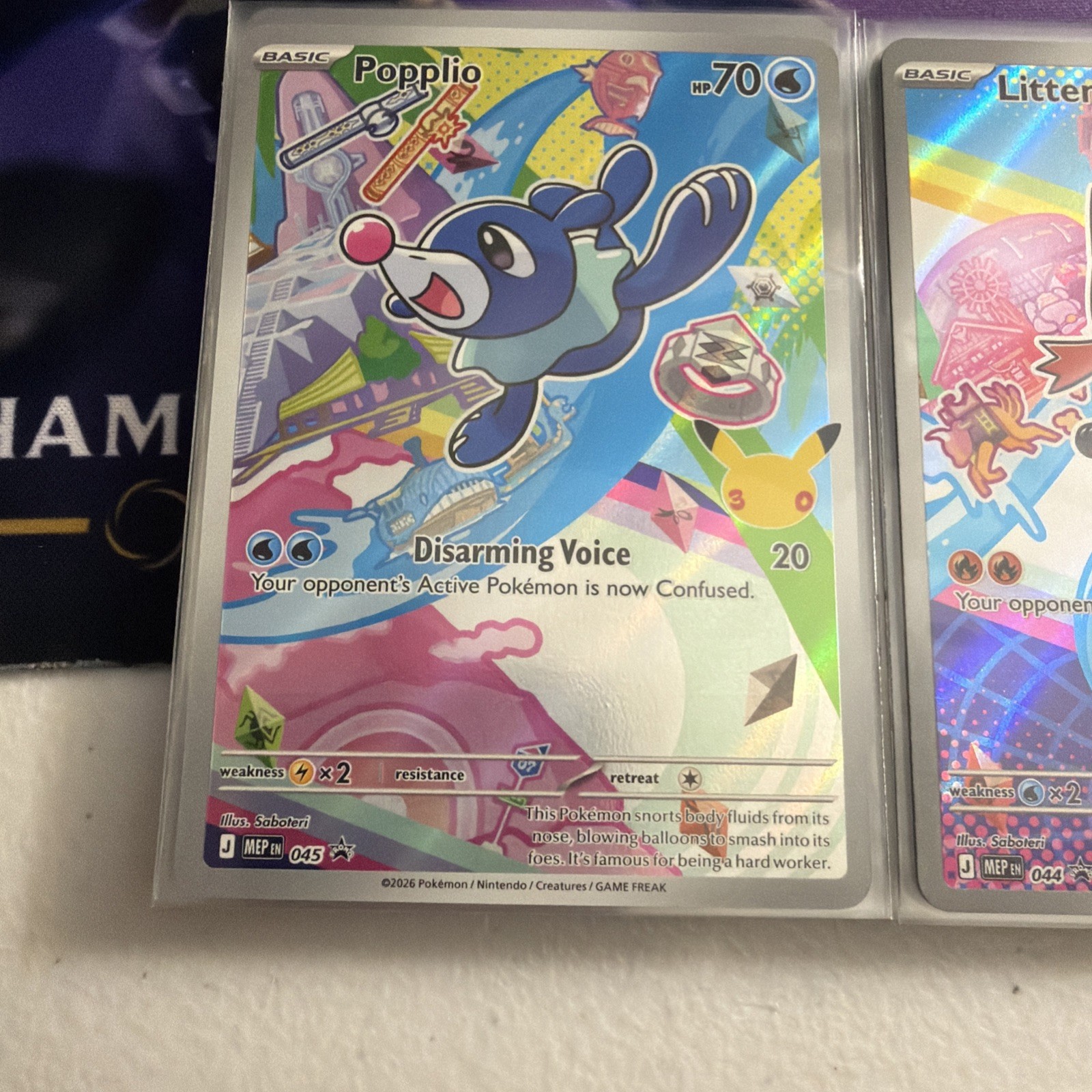 Pokemon First Partner Illustration Collection Series 1 Alolan Starters Promo Set