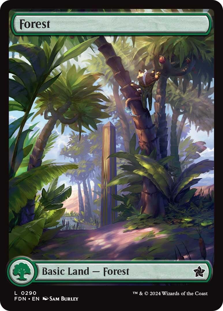 Forest (0290) [FDN Foil – 290 Near Mint]