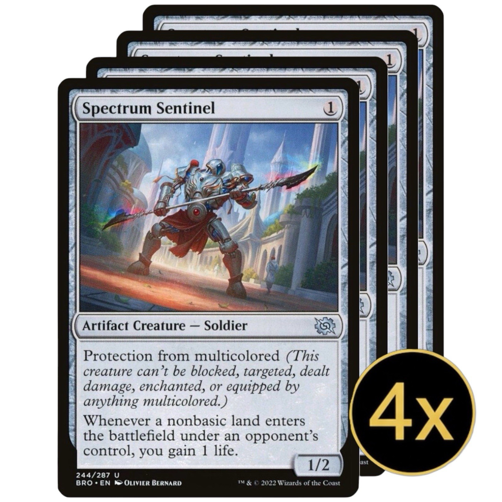 4x Spectrum Sentinel BRO MTG Playset NM #244