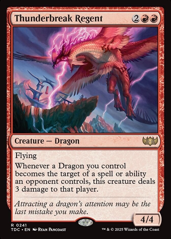 Thunderbreak Regent 241 – NM – Tarkir: Dragonstorm Commander – MTG