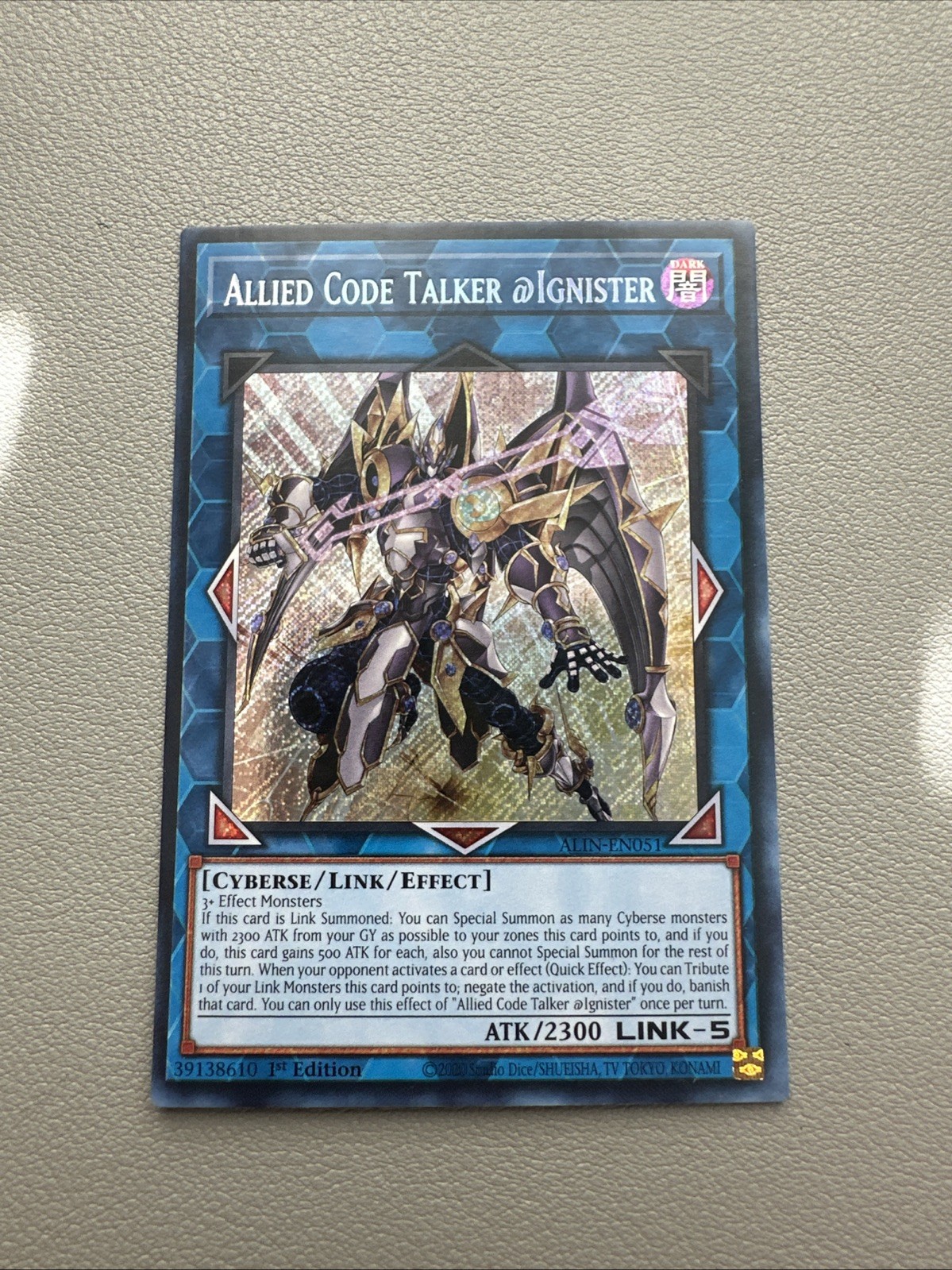 Allied Code Talker @Ignister ALIN-EN051 Alliance Insight 1st Edition