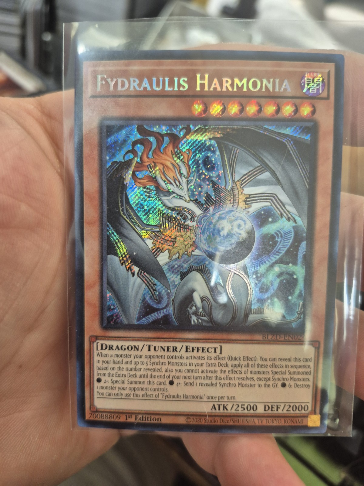 Yugioh Fydraulis Harmonia BLZD-EN024 Blazing Dominion 1st Edition