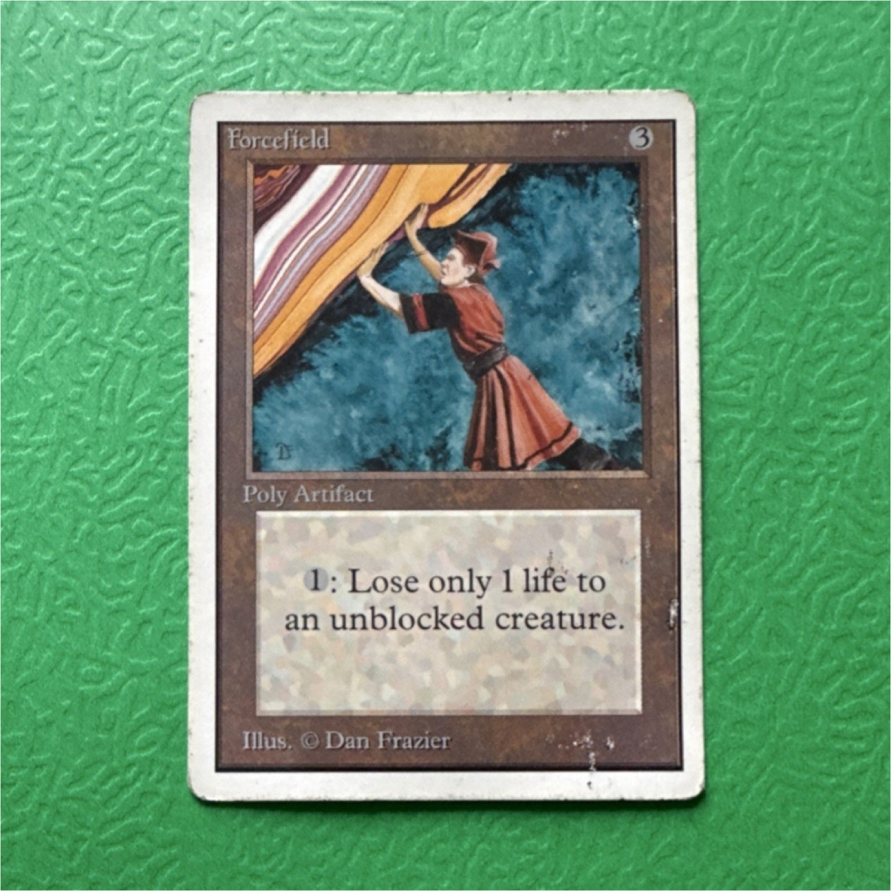 Forcefield MTG – UNLIMITED edition (MP) Artifact Card (Dan Frazier)