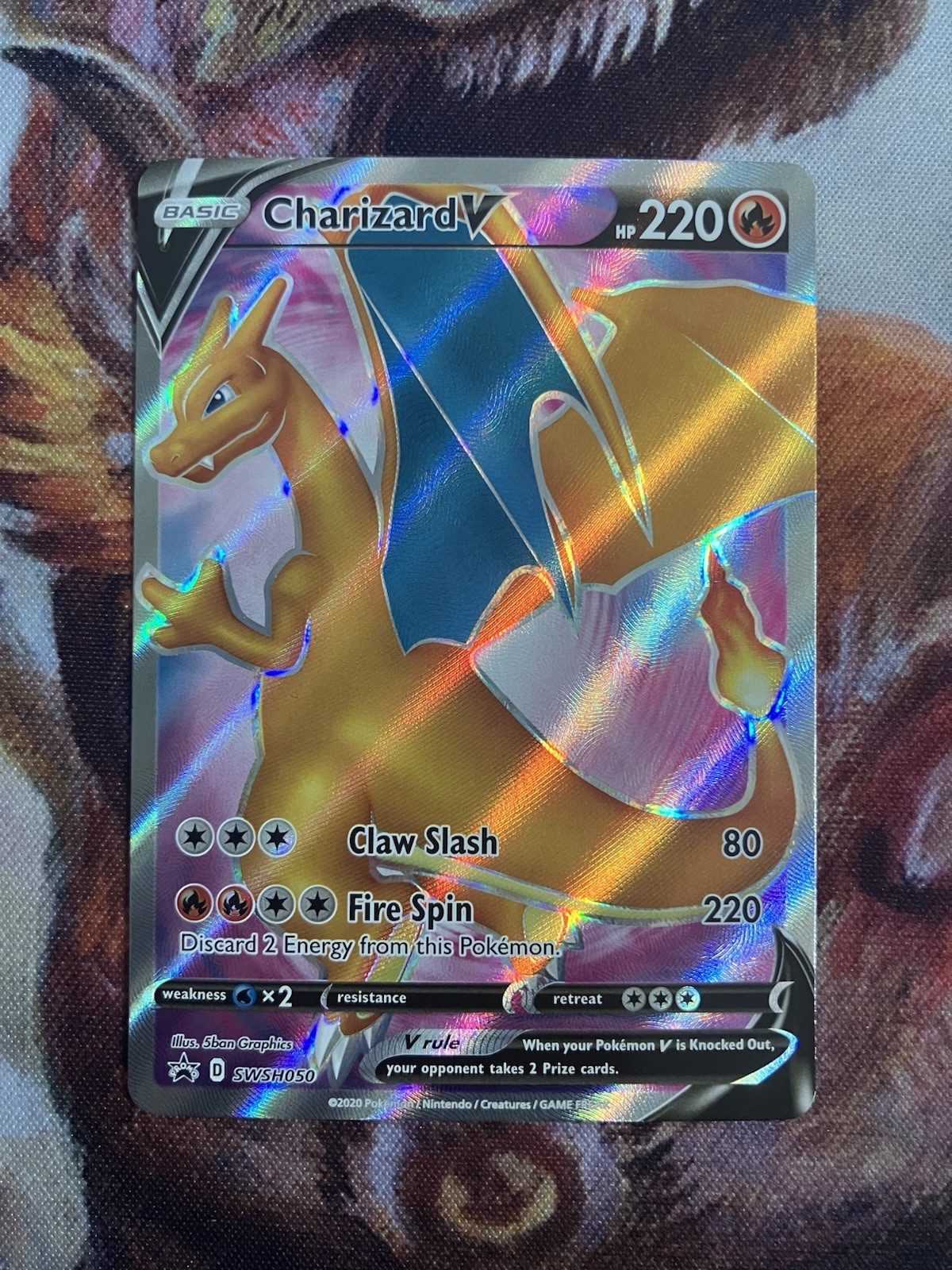 Charizard V SWSH050 SWSH: Sword & Shield Promo Cards Holo Pokemon