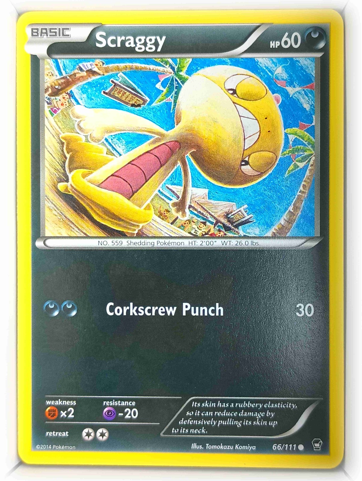 Scraggy 66/111 2014 English XY Furious Fists