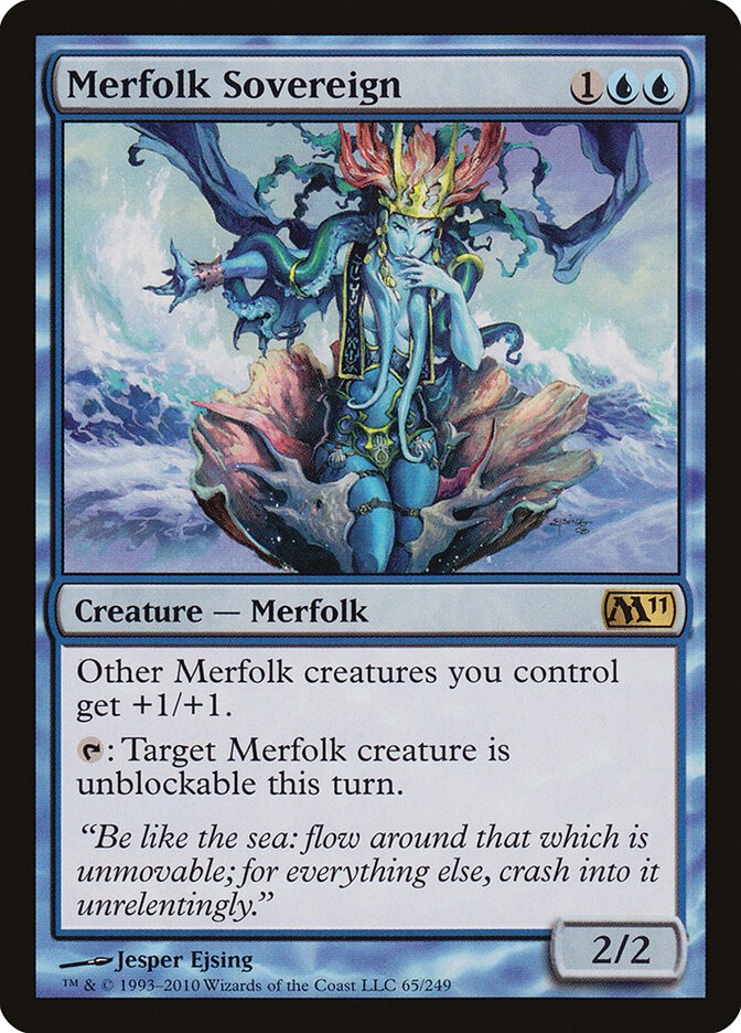 Merfolk Sovereign (065) Magic 2011 M11 MTG Magic
