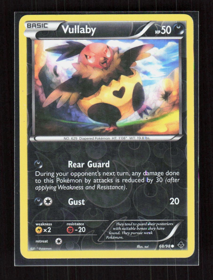 Vullaby Reverse Holo 68/98 Emerging Powers Common NM