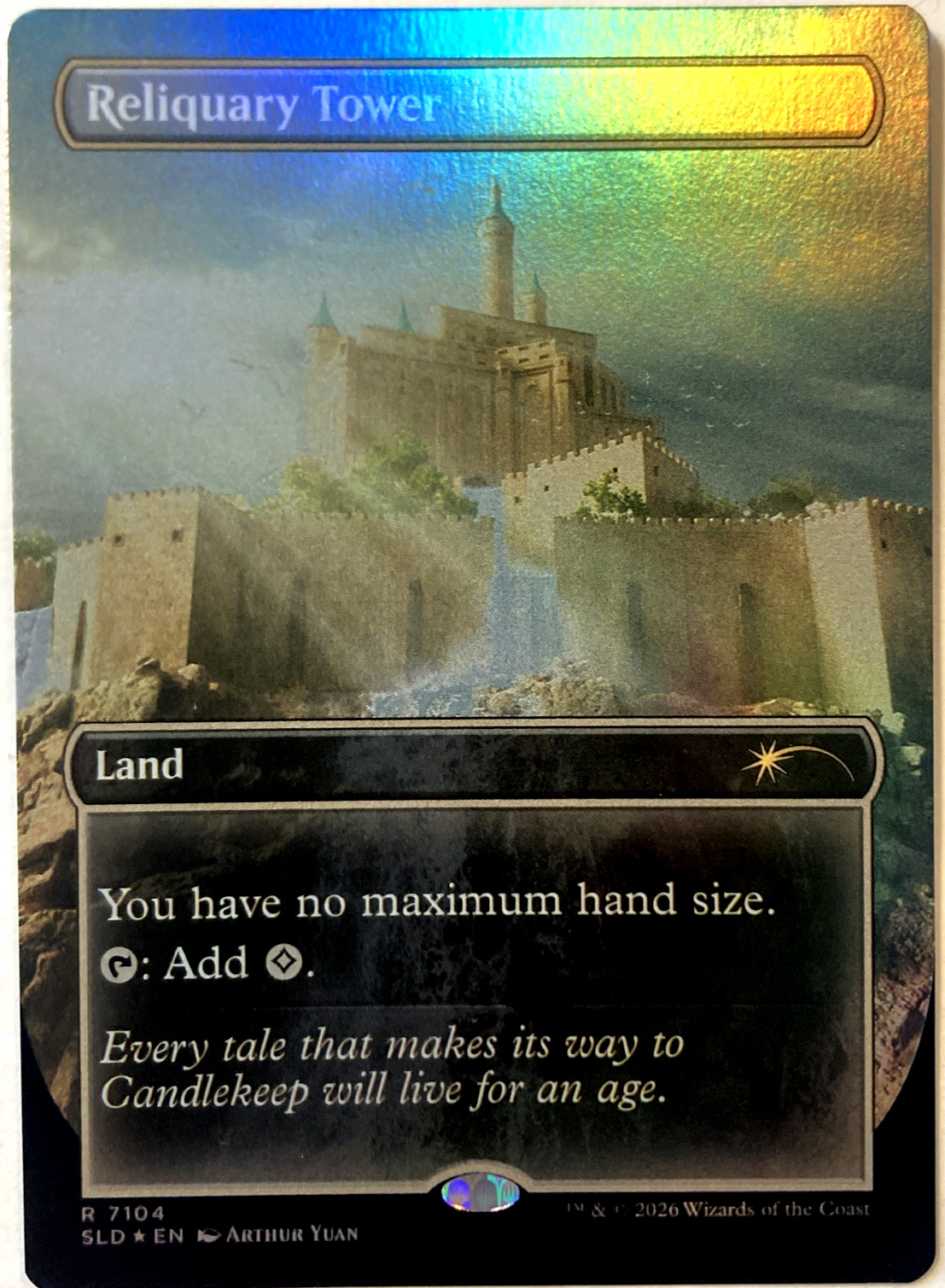MTG Reliquary Tower (Foil) Secret Lair D&D: Lands of the Forgotten Realms 7104