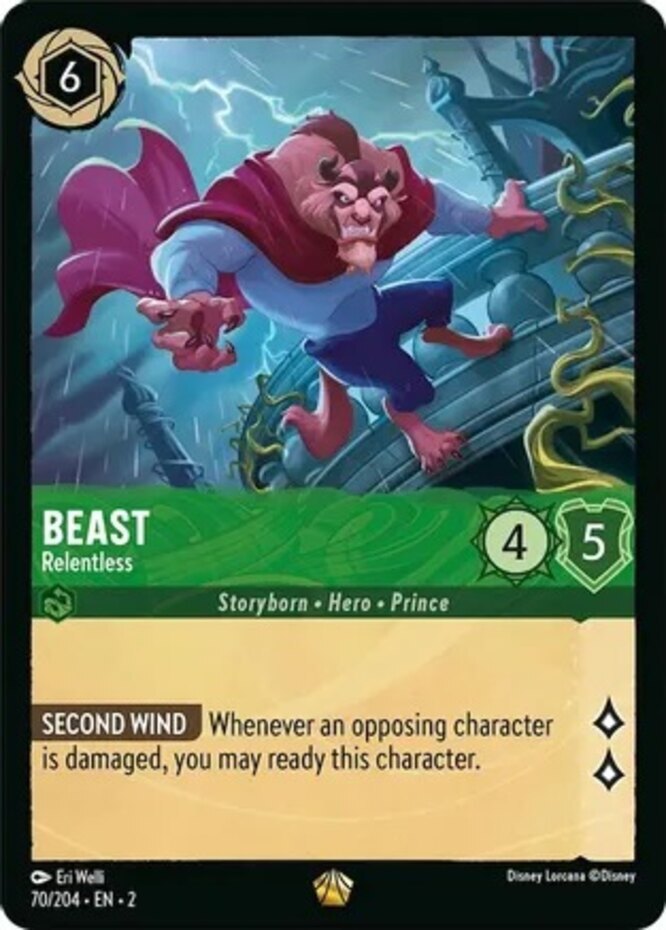 [1x] Beast – Relentless – 70/204 – Legendary – Near Mint – Rise of the Floodborn
