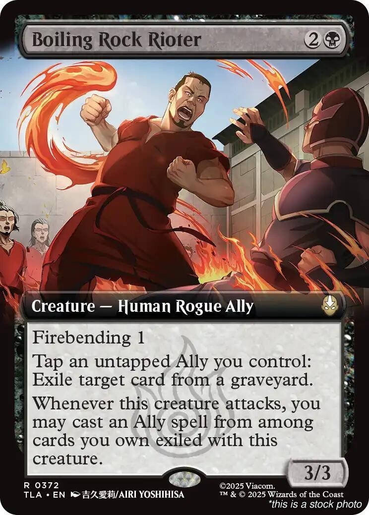 Boiling Rock Rioter (Extended Art) (TLA 372) Foil, Avatar: The Last Airbender…