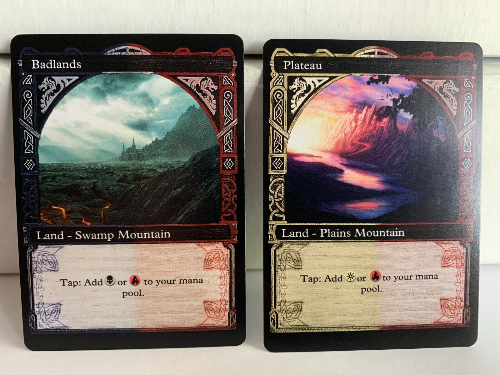 Dual Lands Alternate Art Version Underground Sea Tundra Tropical Volcanic Island